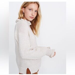 Madewell Ruffle-Neck Sweater